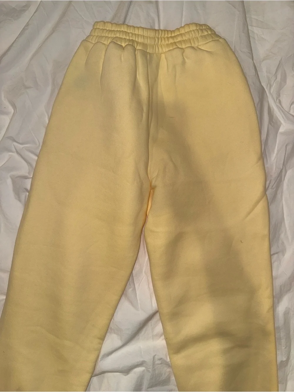 Yellow Fleece Kids Pajama Bottoms - Cozy Elastic Waist